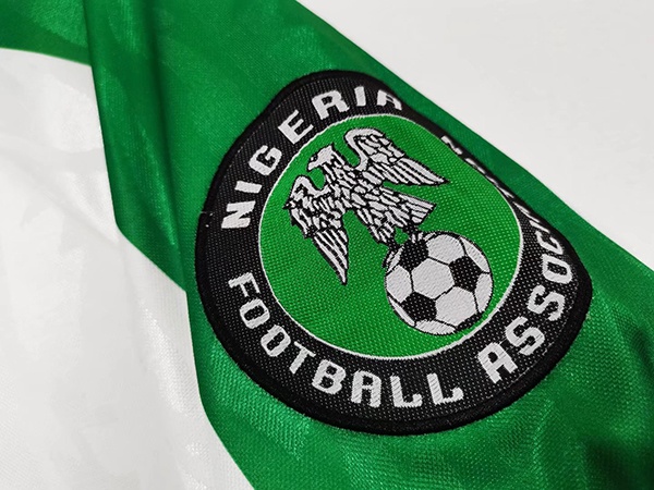Nigeria 96/98 Away White/Green Soccer Jersey