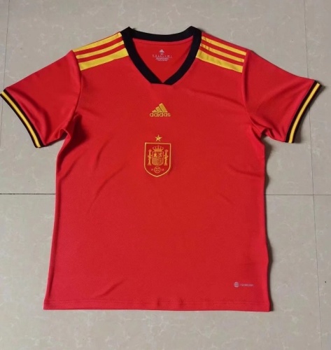 Spain 2022 Home Soccer Jersey