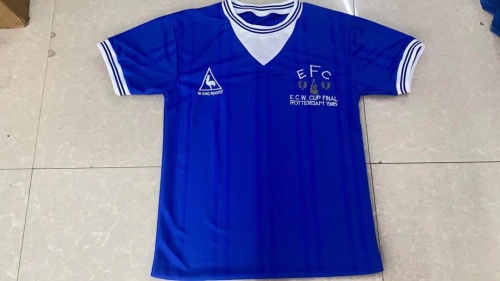 Everton 1985 E.C.W. Cup Final Soccer Jersey