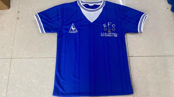 Everton 1985 E.C.W. Cup Final Soccer Jersey