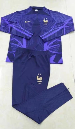 France 2022 Tracksuit - Blue/Purple