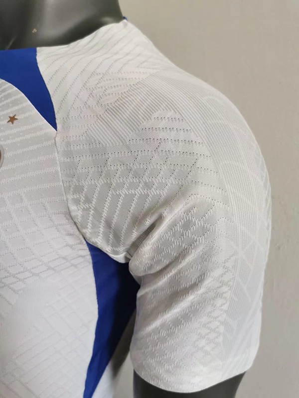 France 2022 White/Blue Training Jersey(Player)
