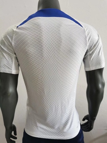 France 2022 White/Blue Training Jersey(Player)