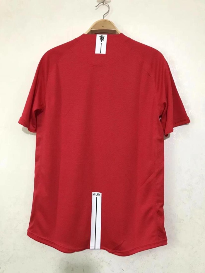 Man Utd 07/08 Home UCL Final 3 Stars Jersey