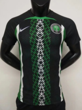 Nigeria 2022 Black/Green Training Jersey(Player)