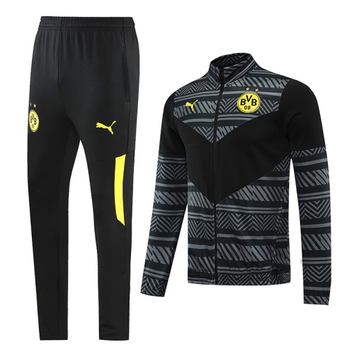 Dortmund 22/23 Tracksuit - Black/Grey