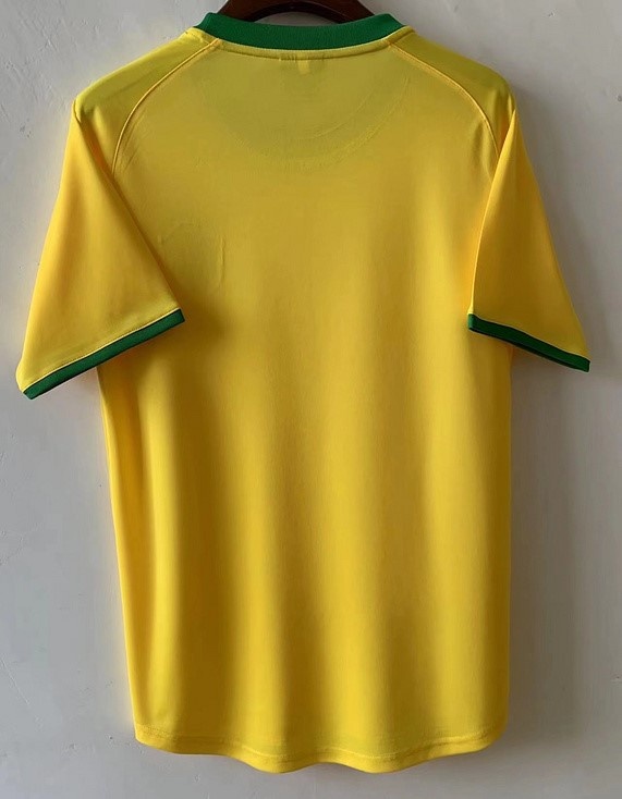 Brazil 1970 Home Soccer Jersey