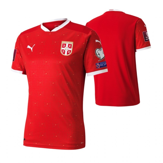 Serbia 2022 World Cup Home Soccer Jersey