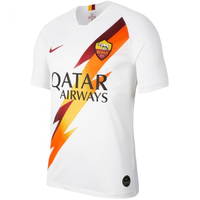 Roma 19/20 Away White Soccer Jersey