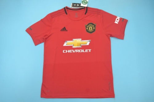Manchester Utd 19/20 Home Soccer Jersey