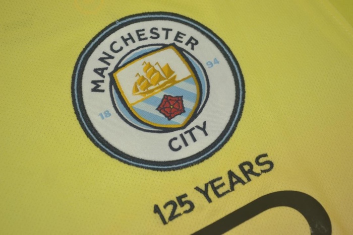 Manchester City 19/20 Away Yellow/Pink Jersey