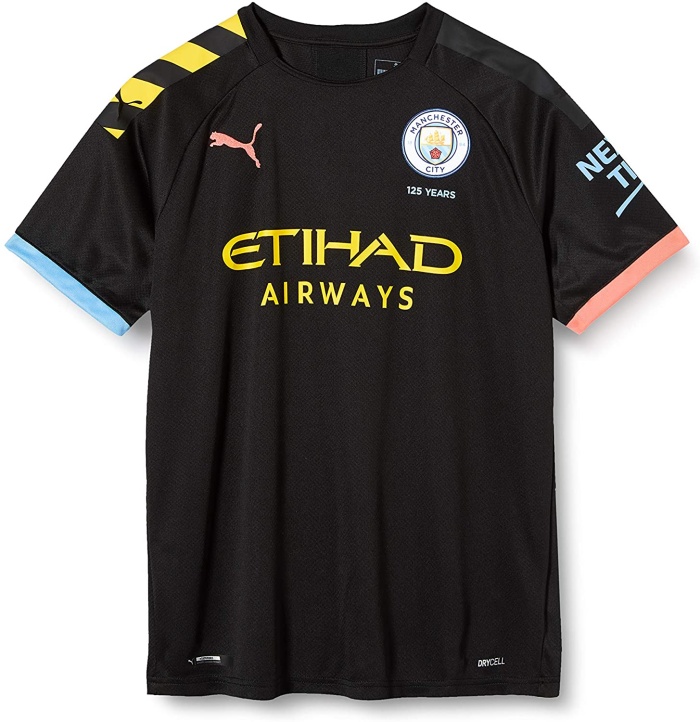 Manchester City 19/20 Third Black Soccer Jersey