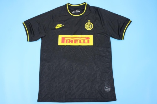 Inter milan 19/20 Third Black Soccer Jersey