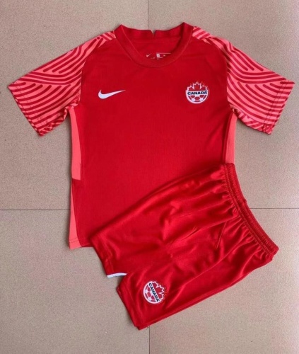 Kids-Canada 2022 World Cup Home Soccer Jersey