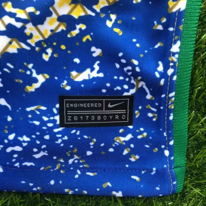 Brazil 2022 Yellow/Blue Traning Jersey