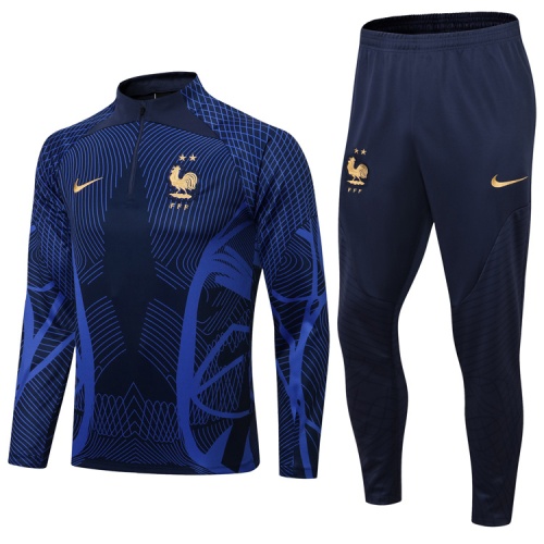 France 2022 Tracksuit - Navy Blue