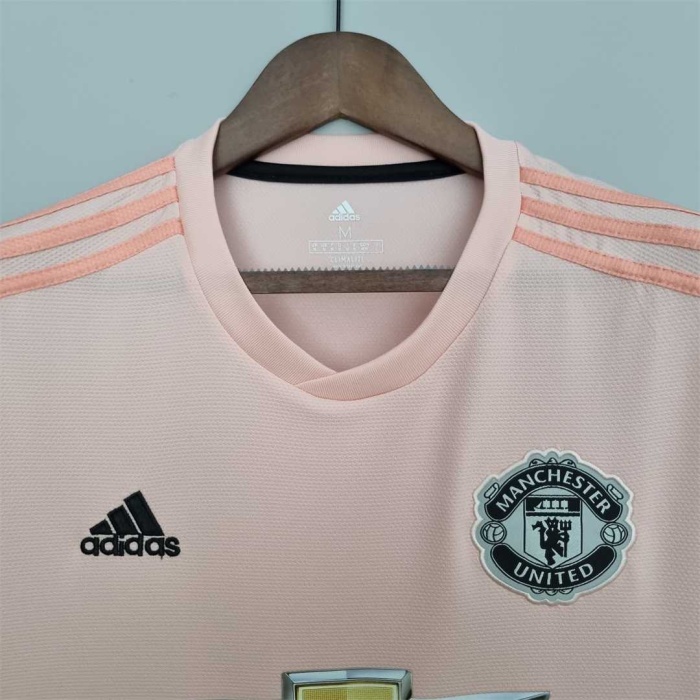 Manchester Utd 18/19 Away Pink Soccer Jersey