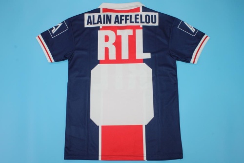 Paris St Germain 90/91 Home Soccer Jersey