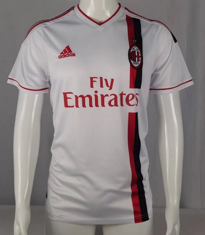 AC Milan 11/12 Away White Soccer Jersey