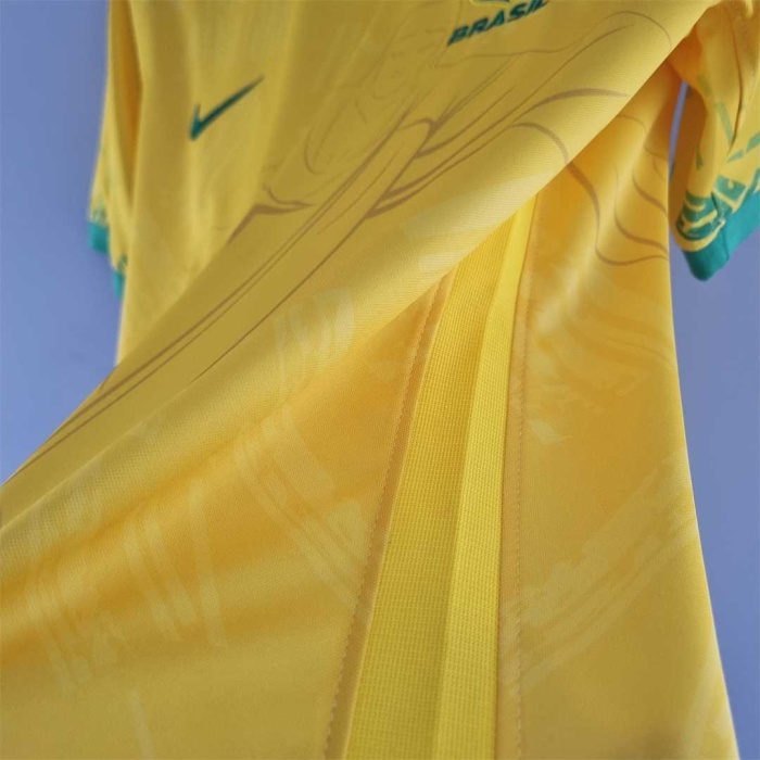 Brazil 2022 Classic Yellow Soccer Jersey