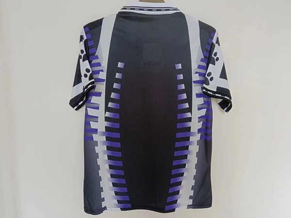 Real Madrid 97/98 Third Black/Purple Soccer Jersey