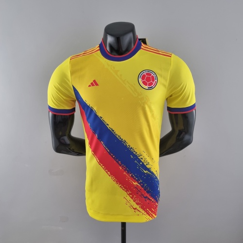 Colombia 2022 Special Yellow Soccer Jersey(Player)