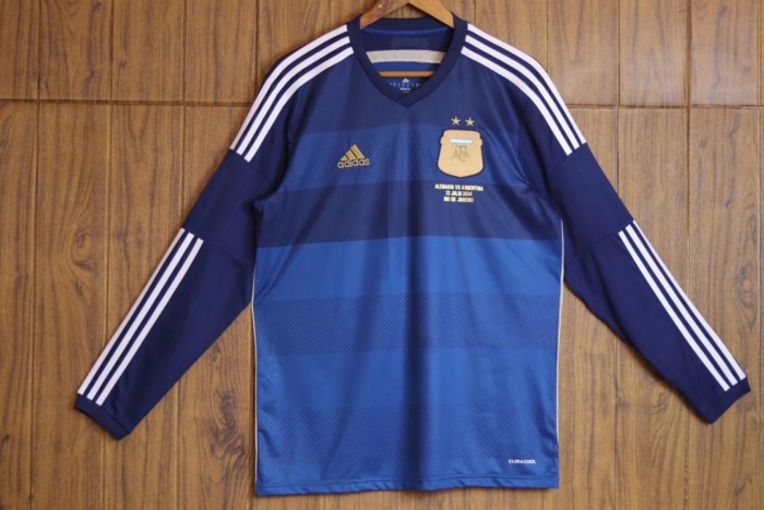 Argentina 2014 World Cup Away Final Long Jersey