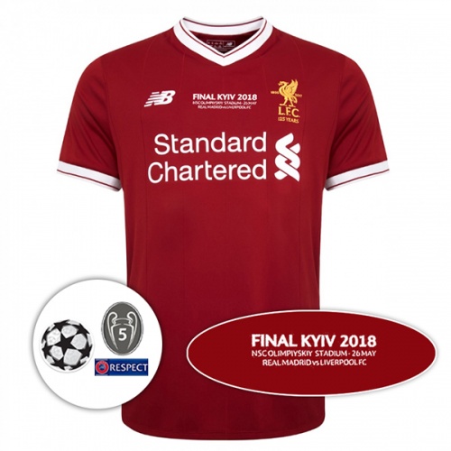 Liverpool 18/19 Home UCL Final Soccer Jersey