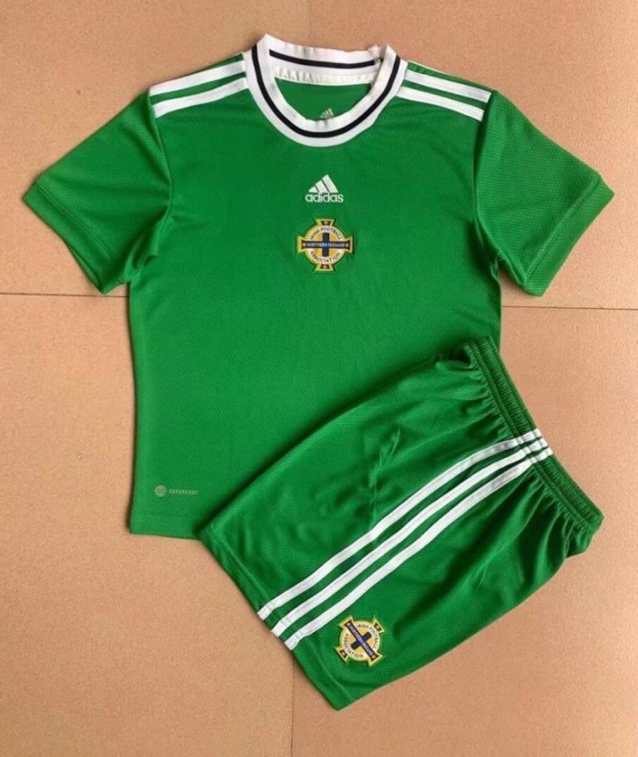 Kids-Northern Ireland 2022 Euro Home Soccer Jersey