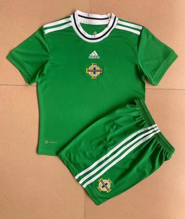 Kids-Northern Ireland 2022 Euro Home Soccer Jersey