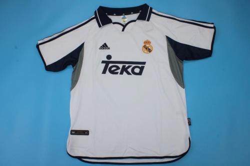 Real Madrid 00/01 Home Soccer Jersey