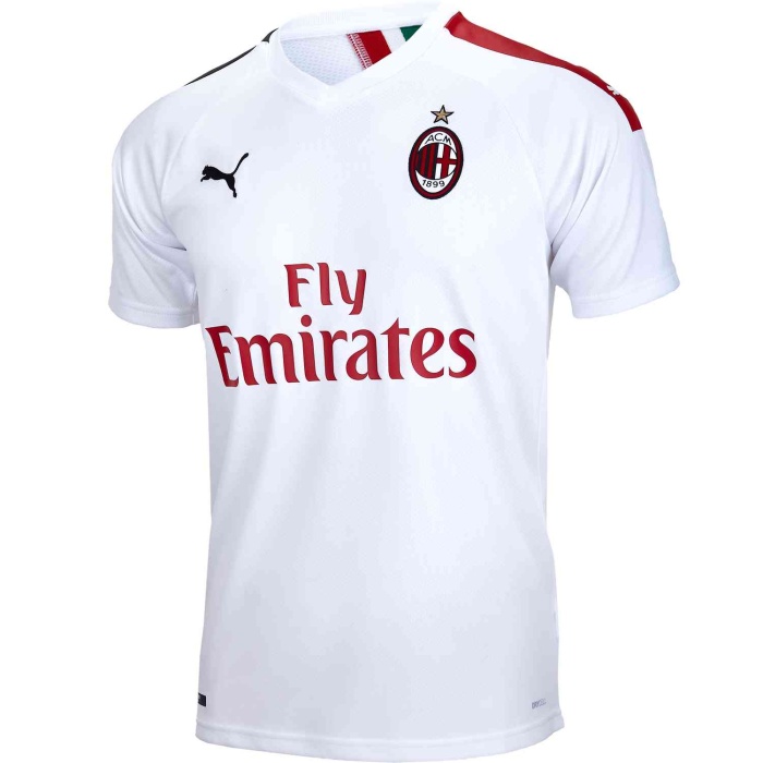 AC Milan 19/20 Away White Soccer Jersey