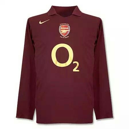 Arsenal 05/06 Home Long Soccer Jersey
