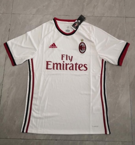 AC Milan 17/18 Away White Soccer Jersey