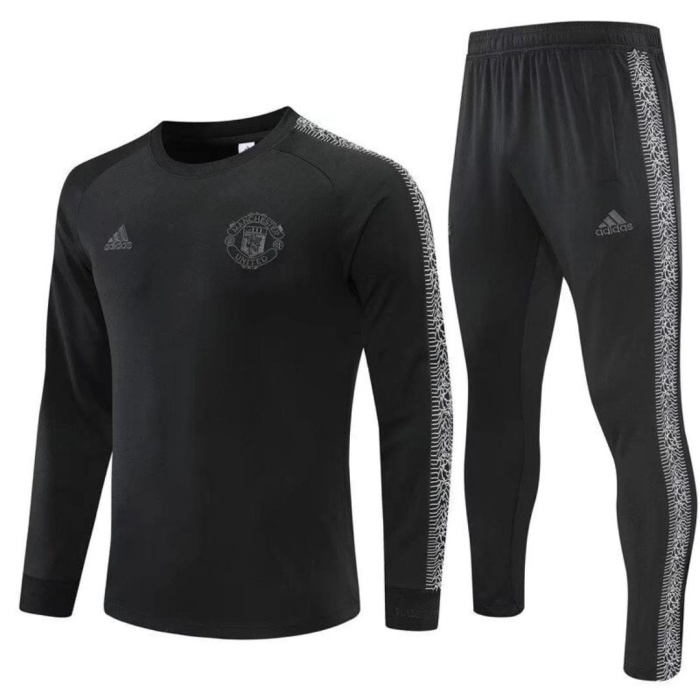 Manchester Utd 22/23 Tracksuit - Black