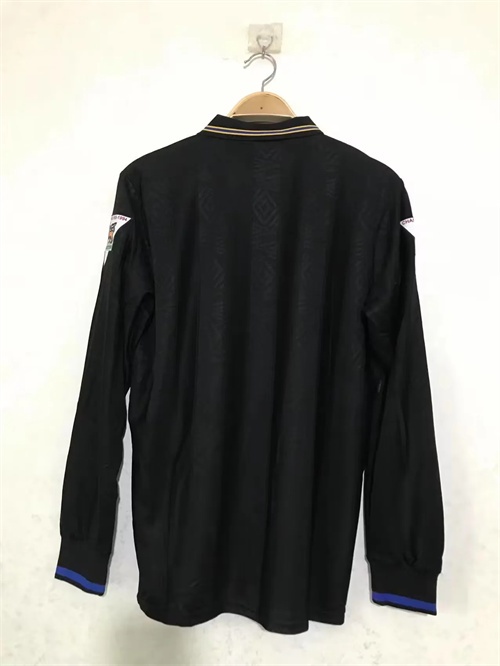 Manchester Utd 93/94 Away Black Long Jersey