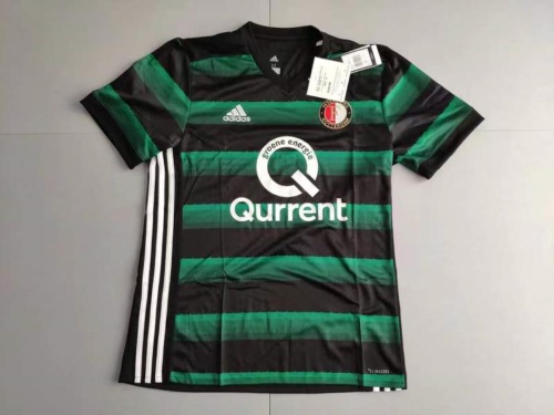 Feyenoord 17/18 Away Black/Green Soccer Jersey