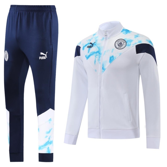 Manchester City 22/23 Tracksuit - White