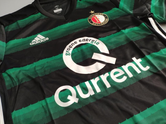 Feyenoord 17/18 Away Black/Green Soccer Jersey