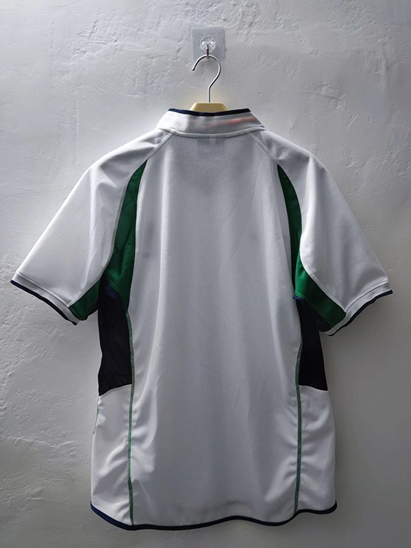 Ireland 2002 World Cup Away White Soccer Jersey