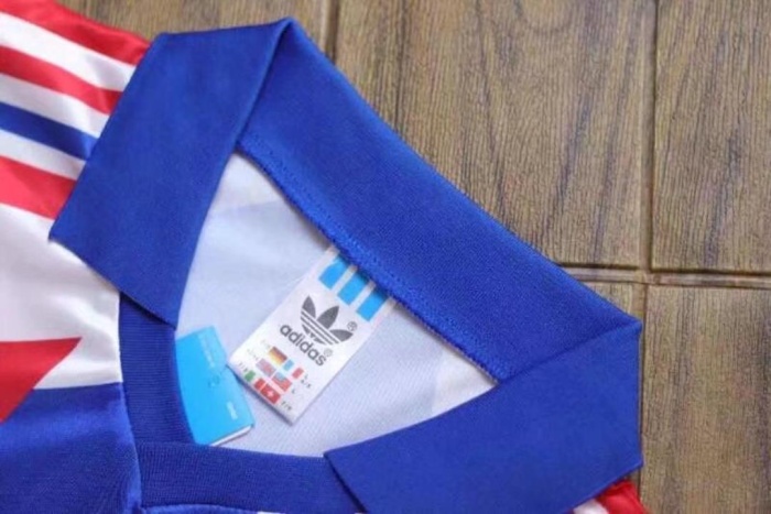 France 90/92 Home Long Soccer Jersey