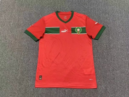 Morocco 2022 World Cup Home Soccer Jersey