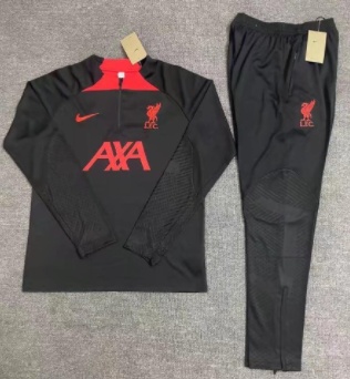 Liverpool 22/23 Tracksuit - Black/Red