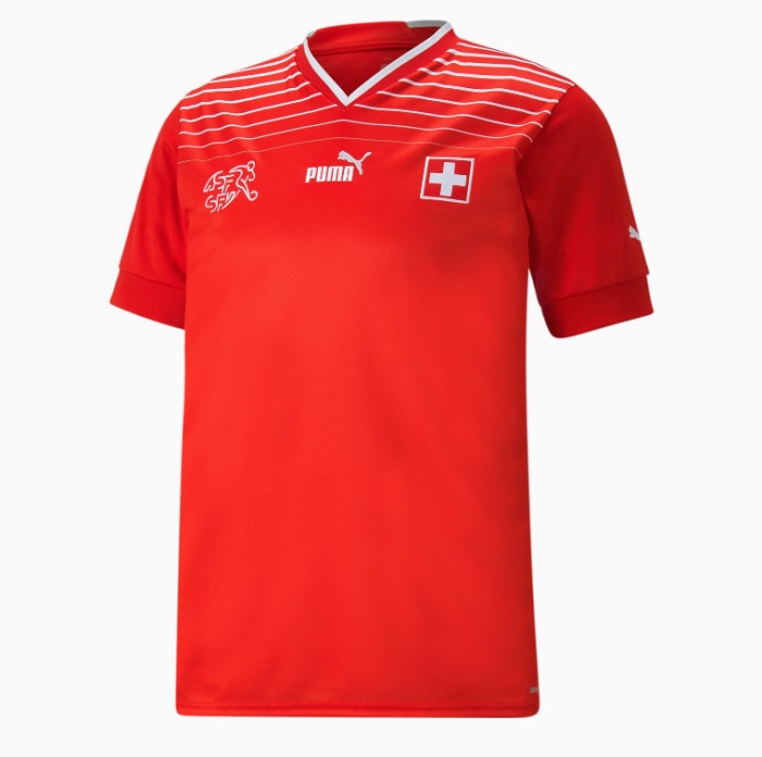 Switzerland 2022 World Cup Home Soccer Jersey