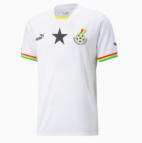 Ghana 2022 World Cup Home Soccer Jersey