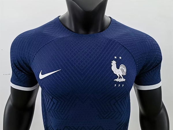France 2022 Dark Blue/White Training Jersey(Player)