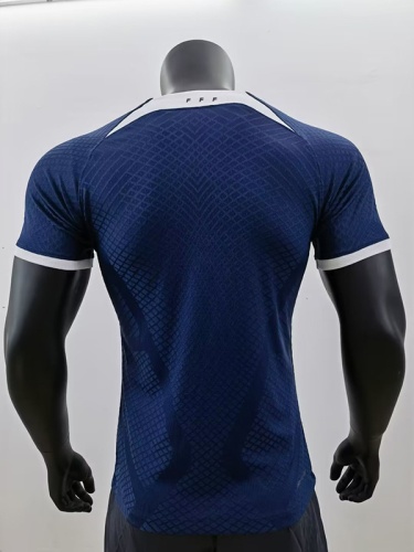 France 2022 Dark Blue/White Training Jersey(Player)