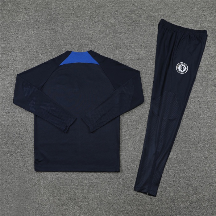 Chelsea 22/23 Tracksuit - Navy Blue/Blue