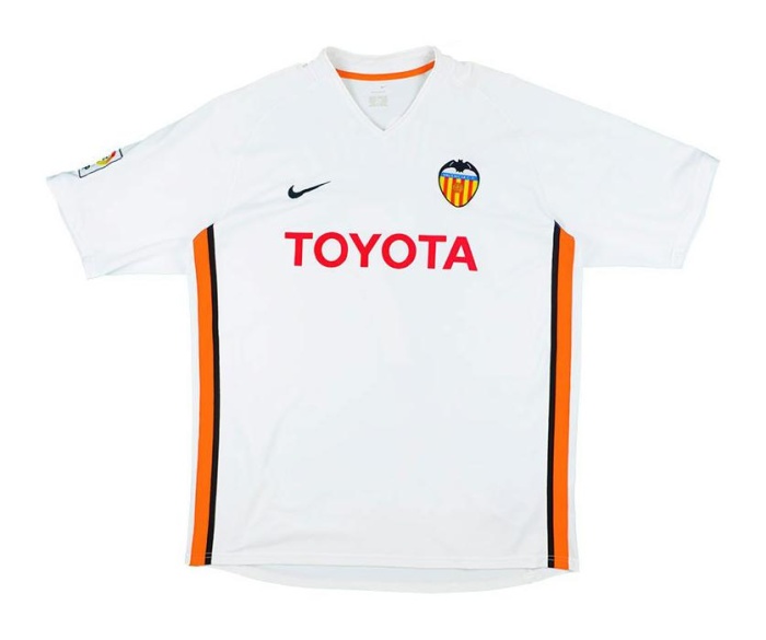 Valencia 06/07 Home Soccer Jersey
