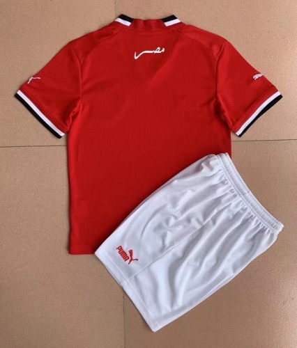 Kids-Egypt 2022 World Cup Home Soccer Jersey